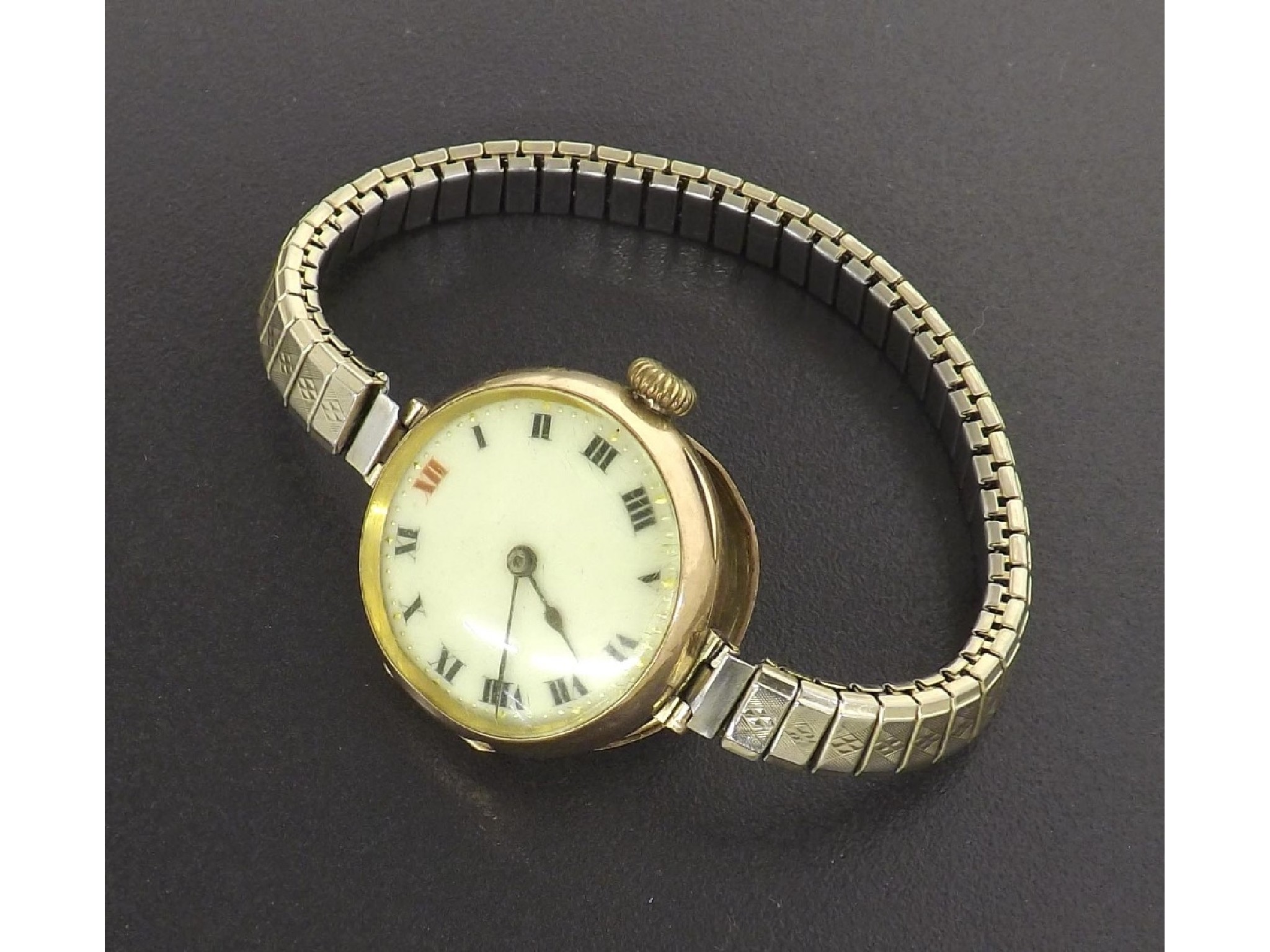 Appraisal: Rolex ct lady's wristwatch import hallmarks for London the dial