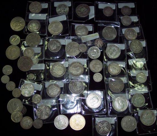 Appraisal: A collection of mainly th Century UK silver coinage