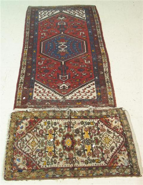 Appraisal: TWO PERSIAN STYLE RUGS