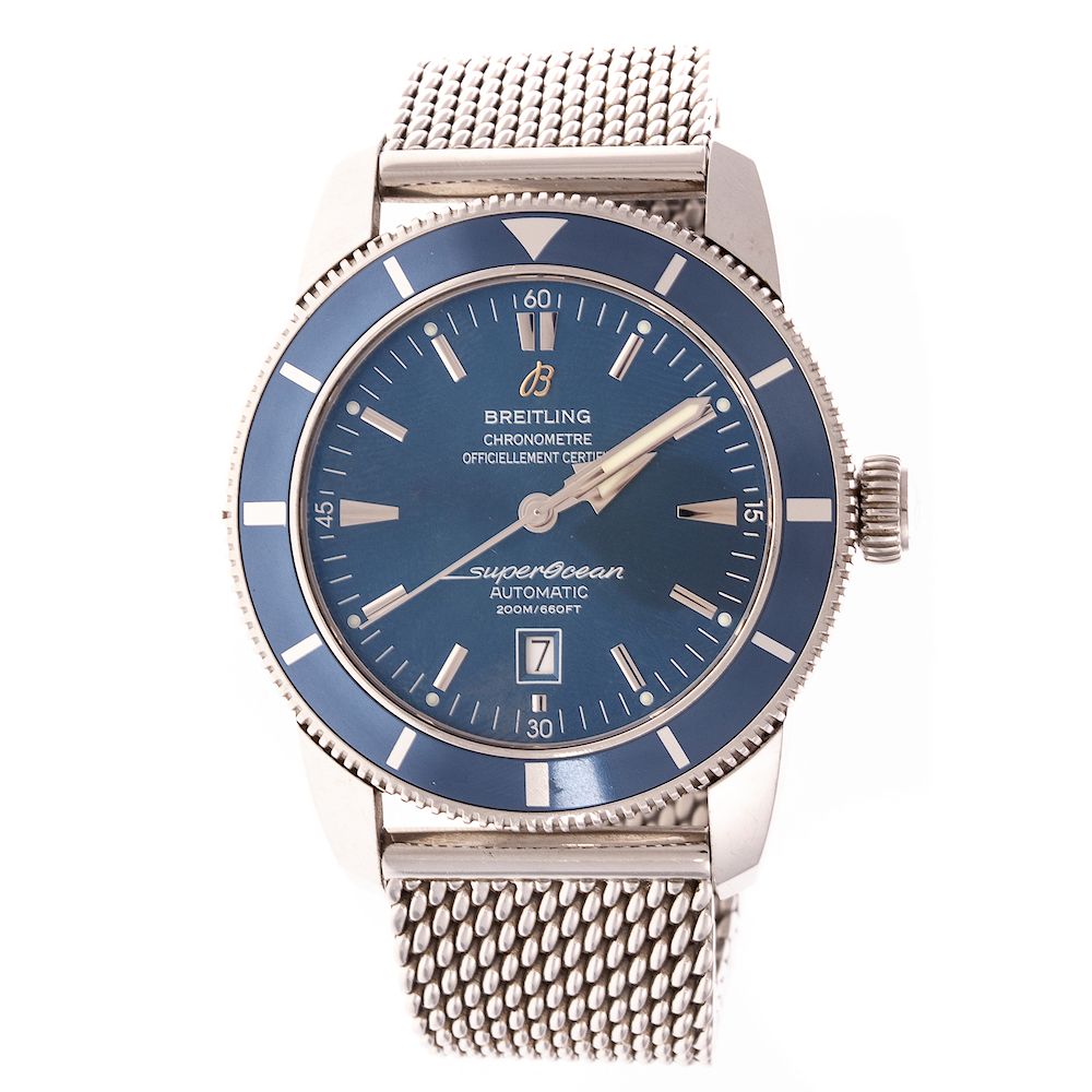 Appraisal: A Gent's Breitling Superocean Heritage II Watch Stainless steel Breitling