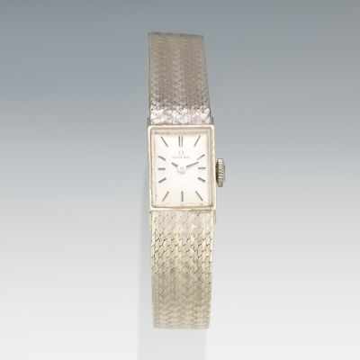 Appraisal: A Ladies' Omega k Gold Wrist Watch k white gold