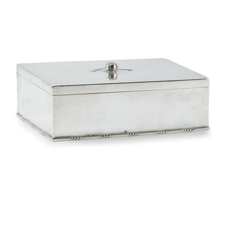 Appraisal: Georg Jensen Sterling Silver Cigarette Box Estimate -