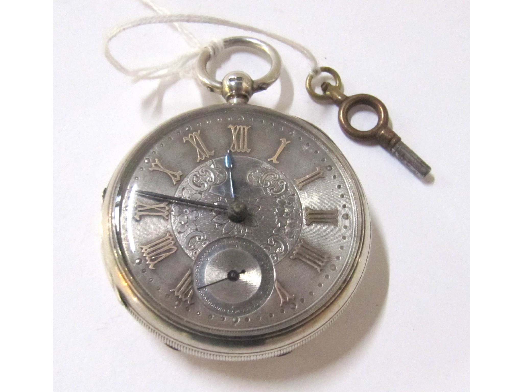 Appraisal: A silver cased pocket watch London