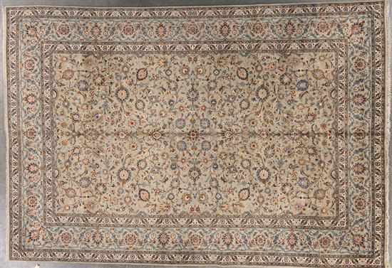 Appraisal: Persian Keshan carpet Iran circa x Estimate -