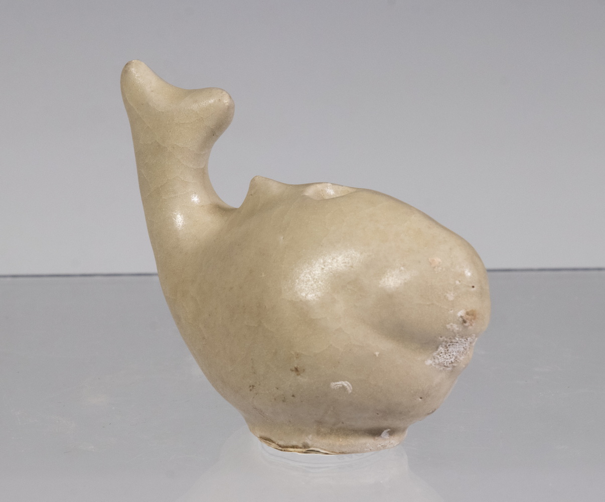 Appraisal: TH C VIETNAMESE FISH FORM CELADON WATER DROPPER With raised