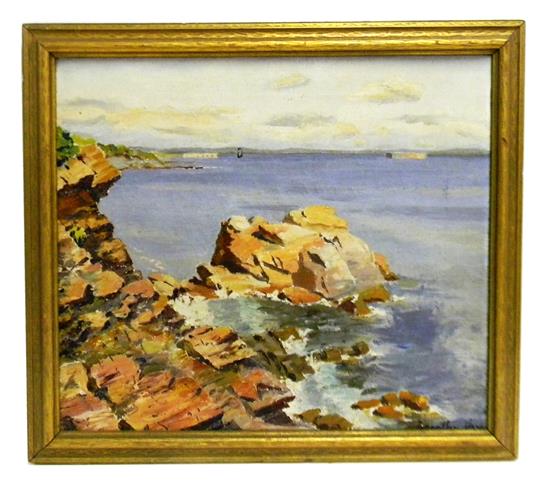 Appraisal: Dorothy Hay th C American oil on canvas depicting coastal