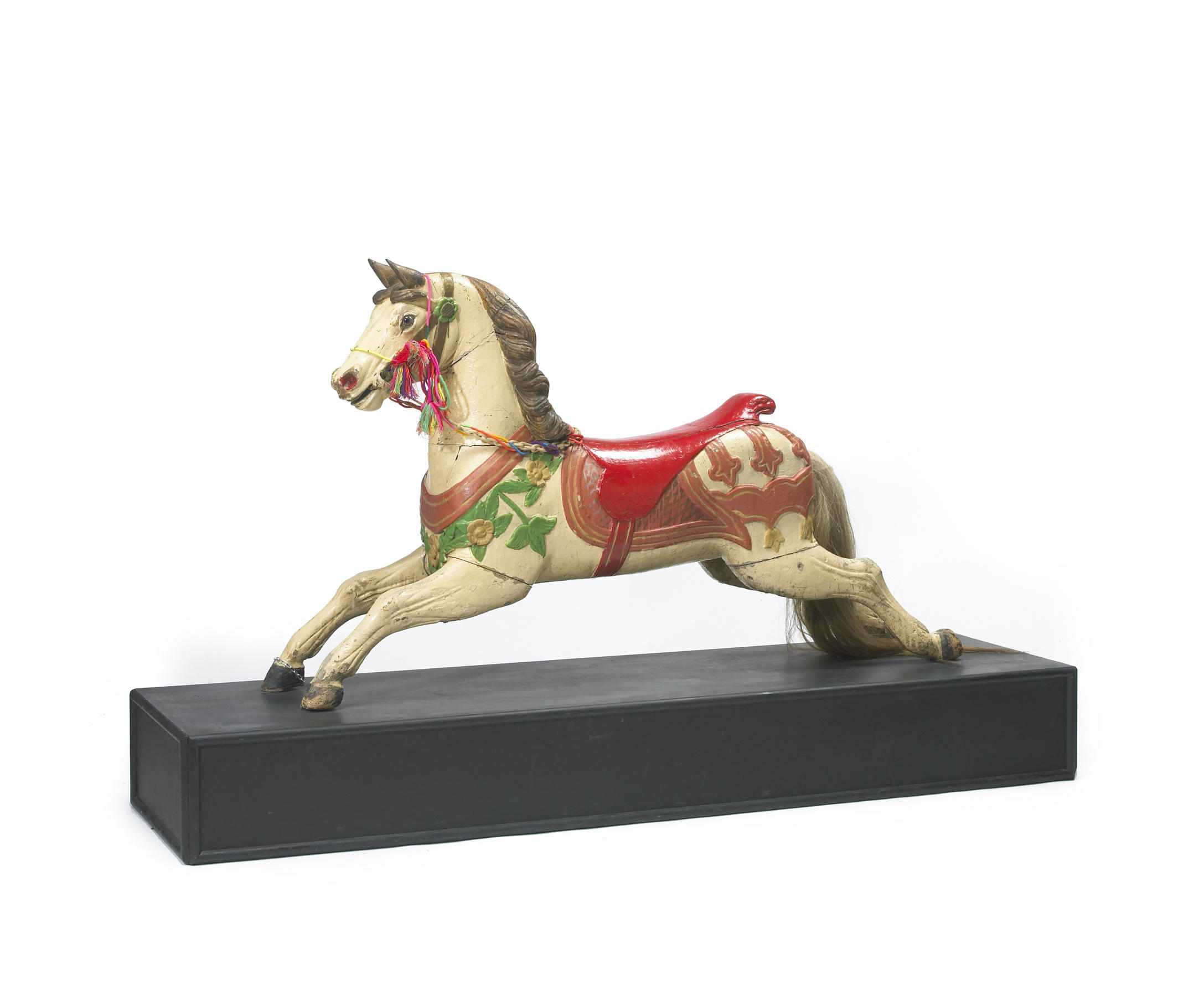 Appraisal: An English carved and paint decorated carousel horse Anderson of