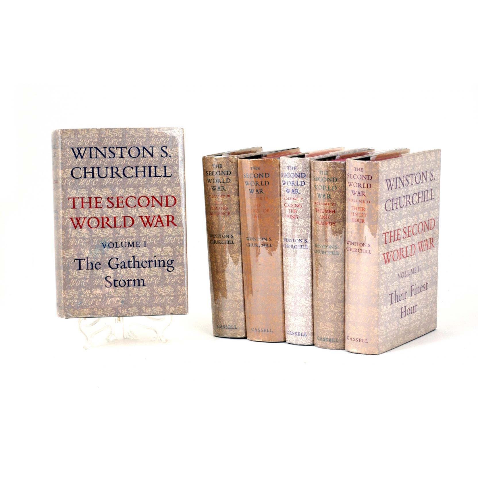 Appraisal: Winston Churchill Inscribed Set The Second World War London Cassell