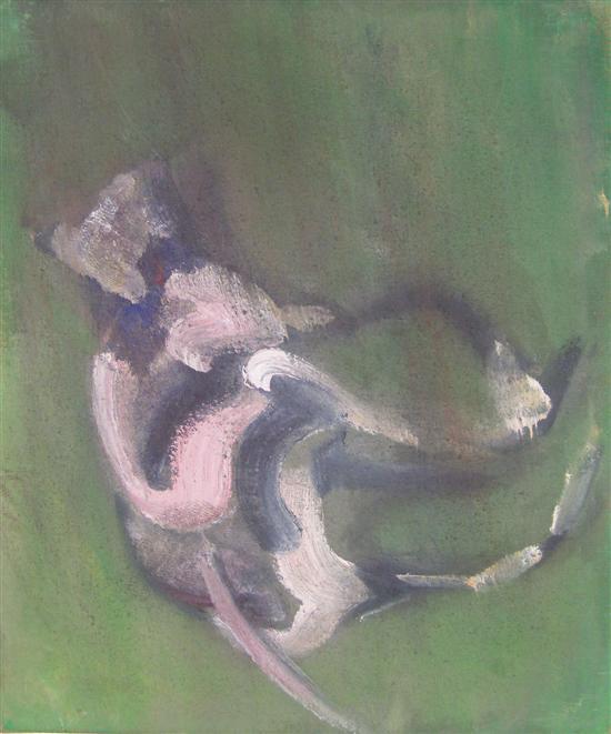 Appraisal: Francis Bacon Study of a Dog at Rest oil on