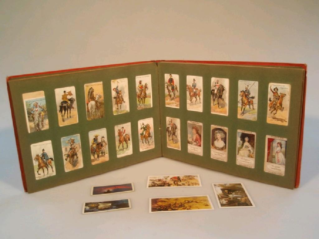 Appraisal: A cigarette card album and contents together with some loose