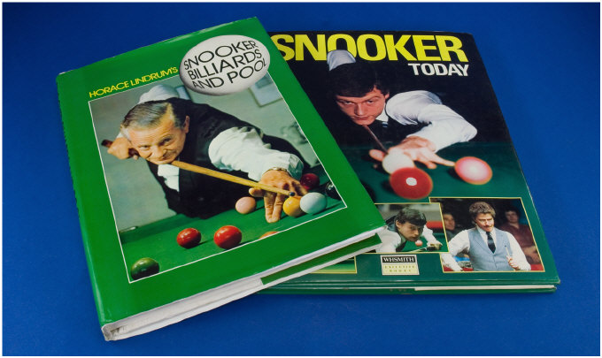 Appraisal: Two Sporting Books Snooker Billiards and Pool by Horace Lindrum