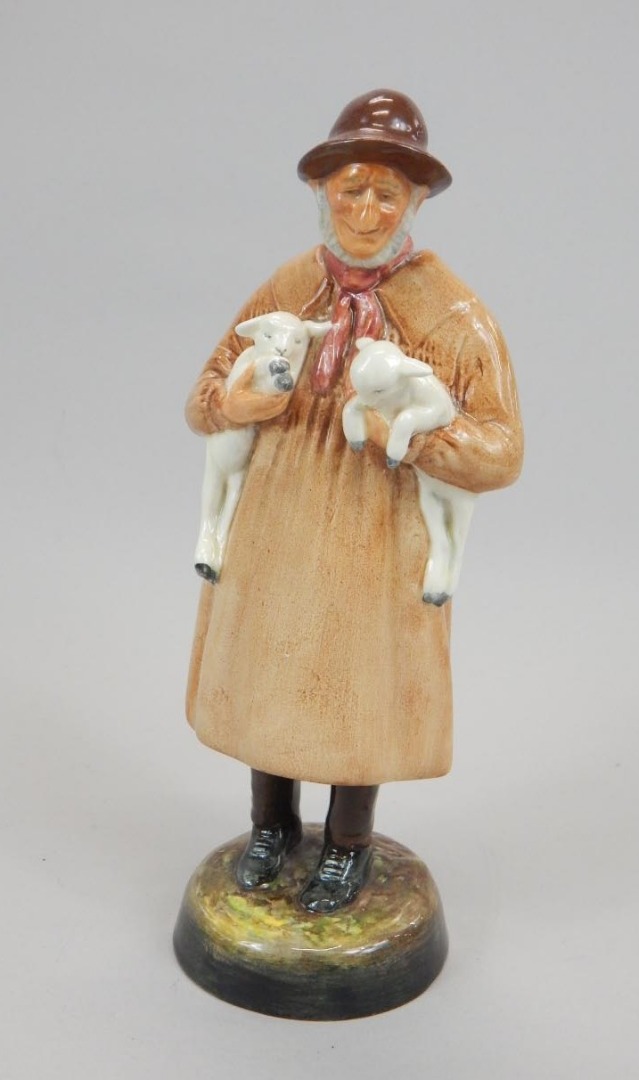 Appraisal: A Royal Doulton figure Lambing Time HN