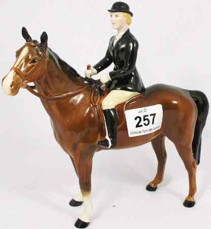 Appraisal: Beswick Huntslady on Brown Horse