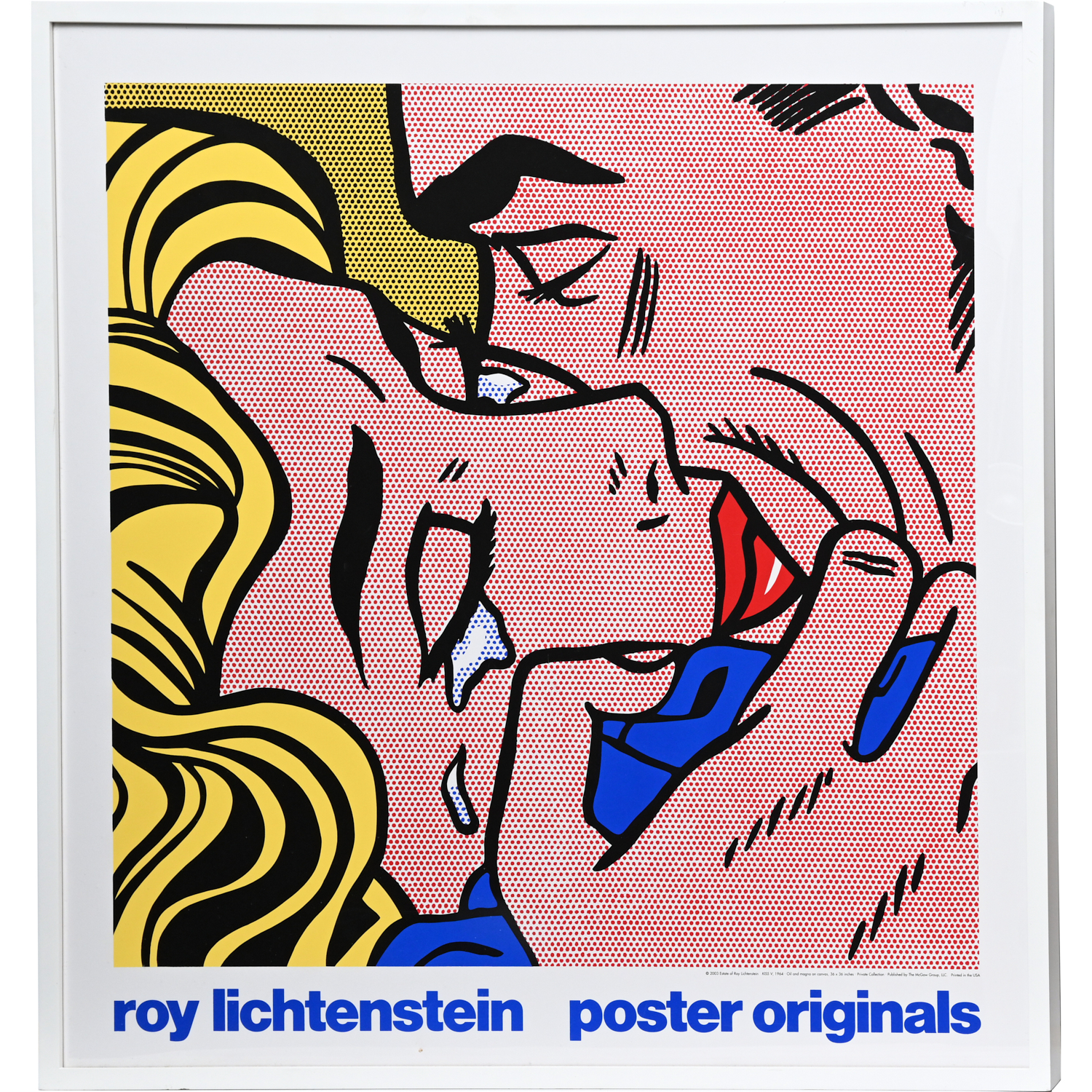 Appraisal: ROY LICHTENSTEIN SILK SCREEN POSTER Roy Lichtenstein American - The