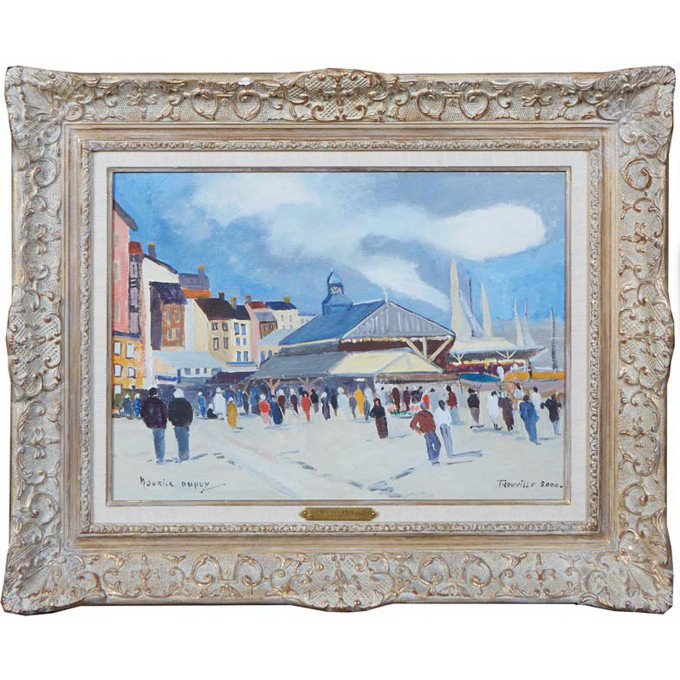 Appraisal: Maurice Dupuy - French Trouville Normandy oil on canvas signed