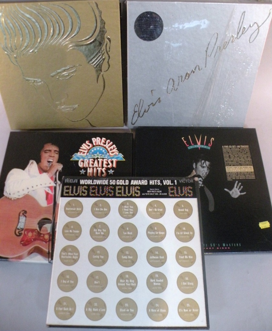 Appraisal: Various Elvis Presley rpm record sets comprising Readers Digest Greatest