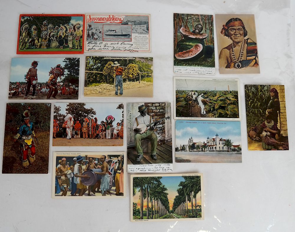 Appraisal: Large Lot Travel Postcards and lot of Large postcard lot