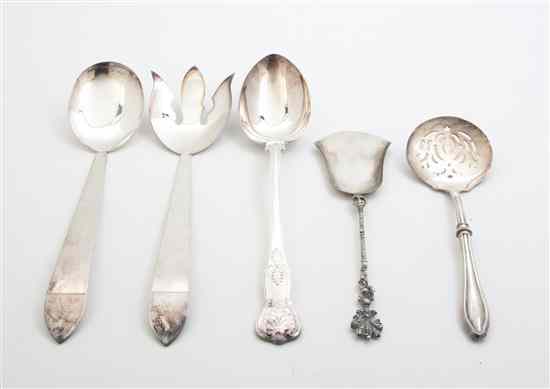 Appraisal: A Collection of Silverplate Flatware and Serving Articles comprising Rogers