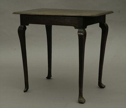 Appraisal: Queen Anne Oak Side Table x x in