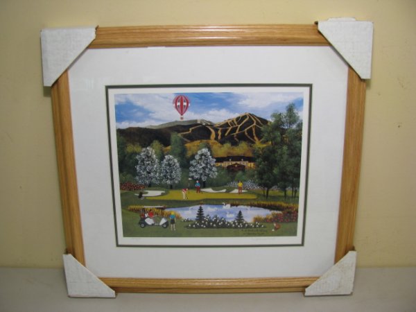 Appraisal: Signed and numbered in pencil Wooster Scott CCIX folk artist