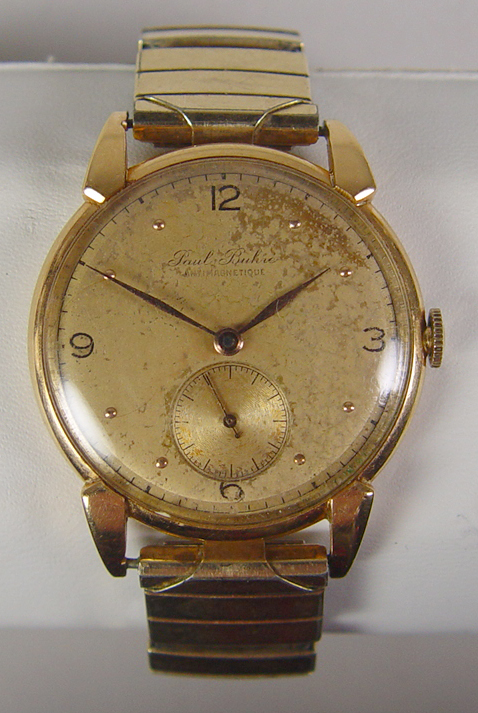 Appraisal: K Paul Buhre Wrist Watch Mid th Century Works marked