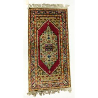 Appraisal: Semi-Antique Persian Rug Some discoloration wear to fringes and edges