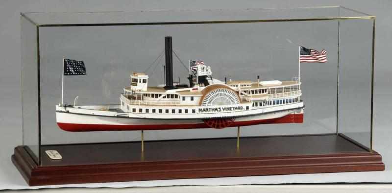 Appraisal: Sidewheel Steamer Martha's Vineyard Model Description Built by R Stewart