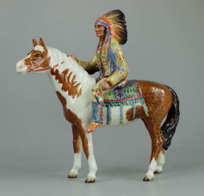 Appraisal: Beswick Indian on skewbald horse