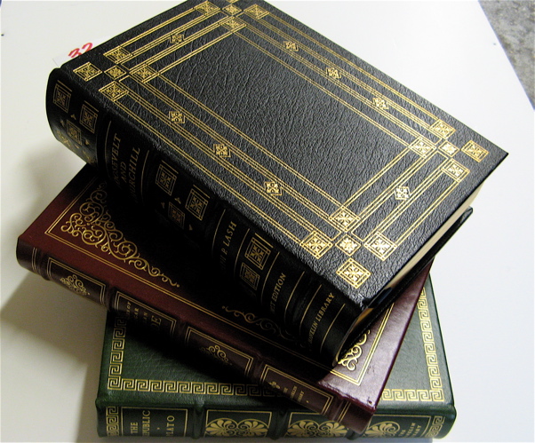 Appraisal: TWENTY COLLECTIBLE LEATHER BOUND BOOKS from the Franklin Library Gilt