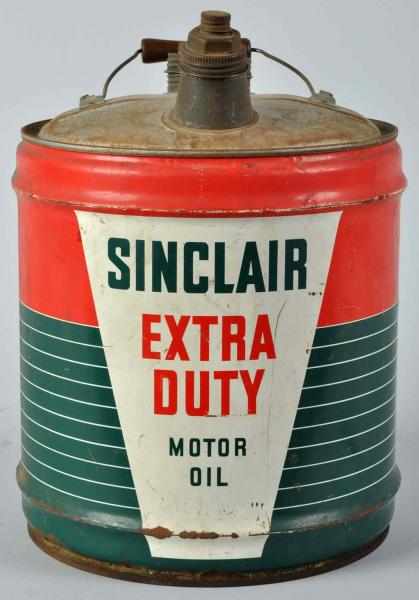 Appraisal: Sinclair Extra Duty Motor Oil Can Description Circa s Condition