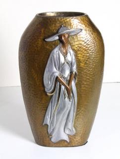 Appraisal: Bronze Vase by Erte Erte Roman de Tirtoff French Russian