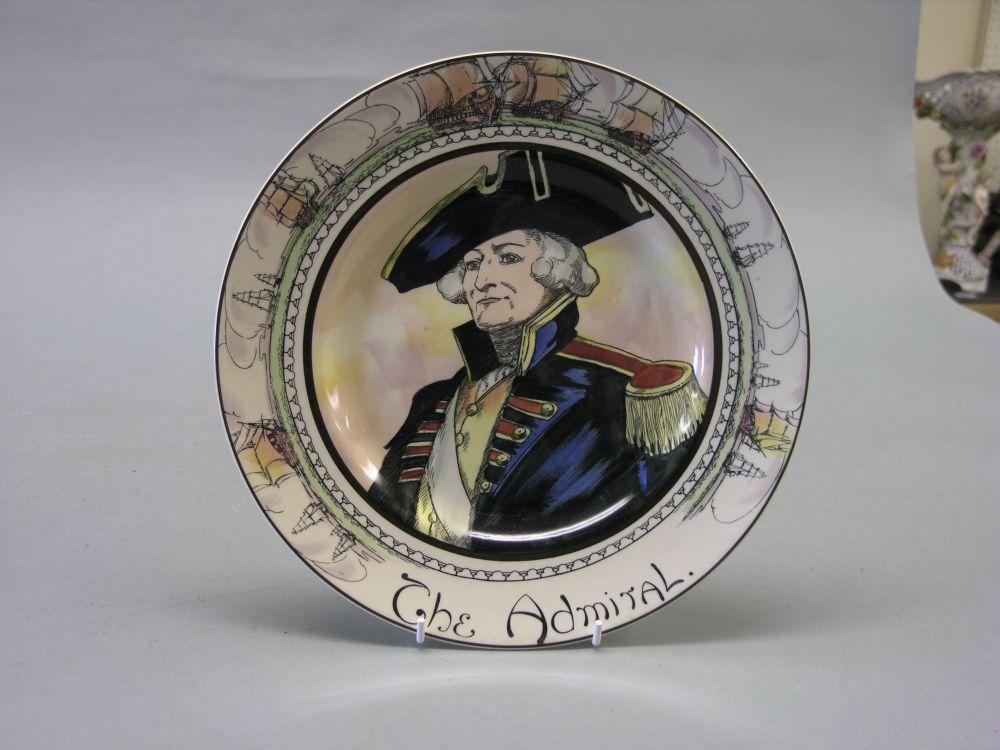 Appraisal: A series of four Royal Doulton seriesware plates 'The Admiral'