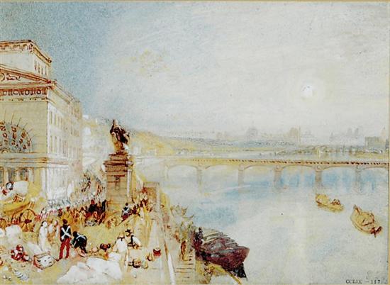 Appraisal: Joseph Mallord William Turner after British - PAIR OF WORKS