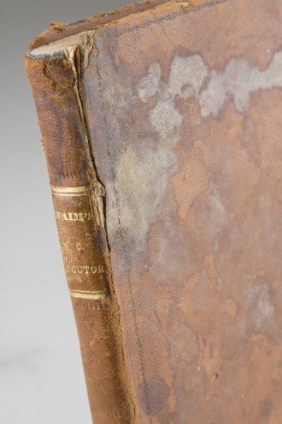 Appraisal: Antebellum North Carolina Law Book Swain Benjamin The North Carolina