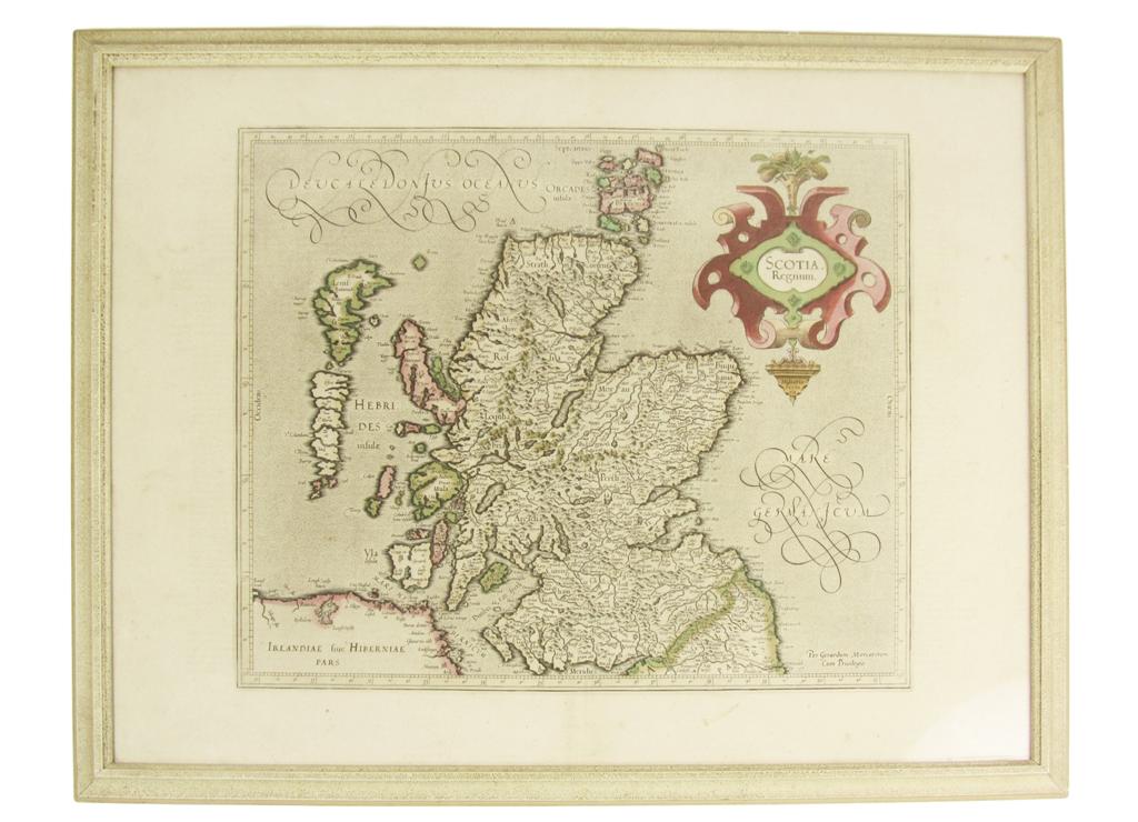 Appraisal: Scotland - Sussex - maps Mercator Gerard Scotia regnum Amsterdam