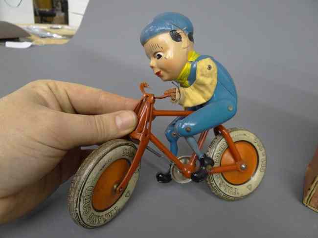 Appraisal: 'The Triang Gyro Cycle'' toy in original box Fair cond