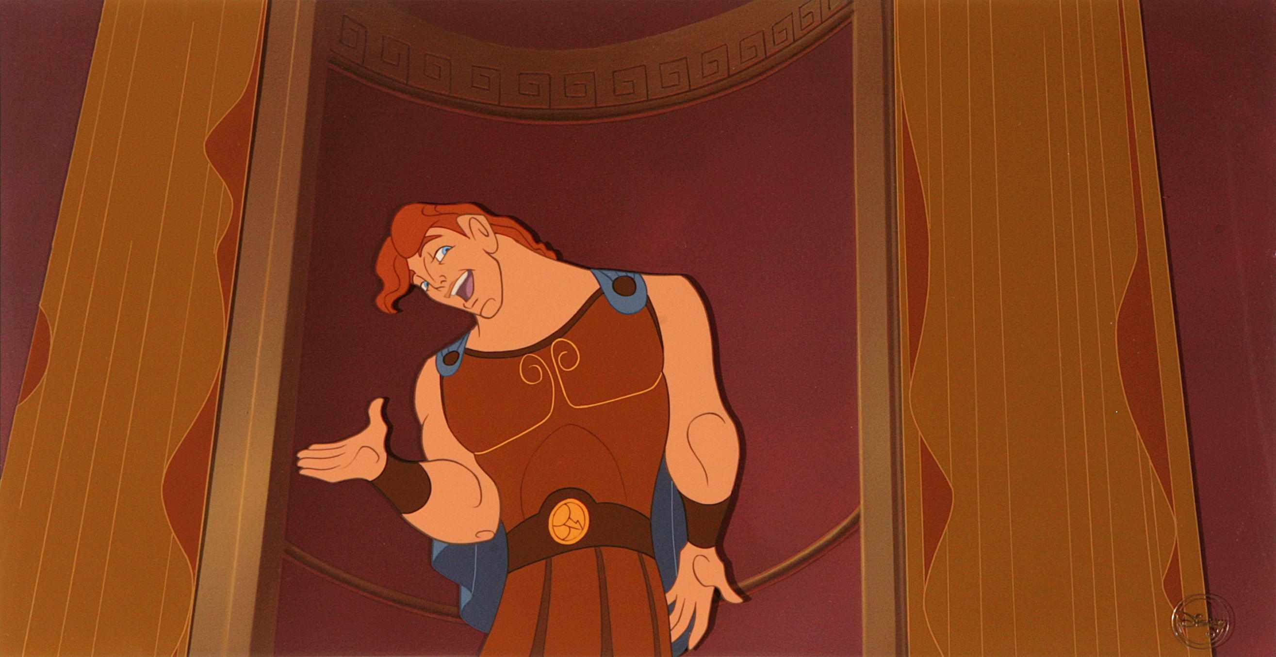 Appraisal: Animation Art A Walt Disney celluloid from Hercules gouache on