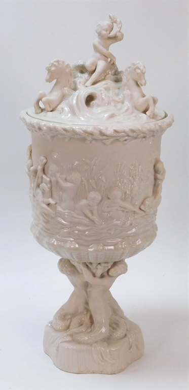 Appraisal: BELLEEK PRINCE OF WALES PORCELAIN ICE PAIL Ireland - A