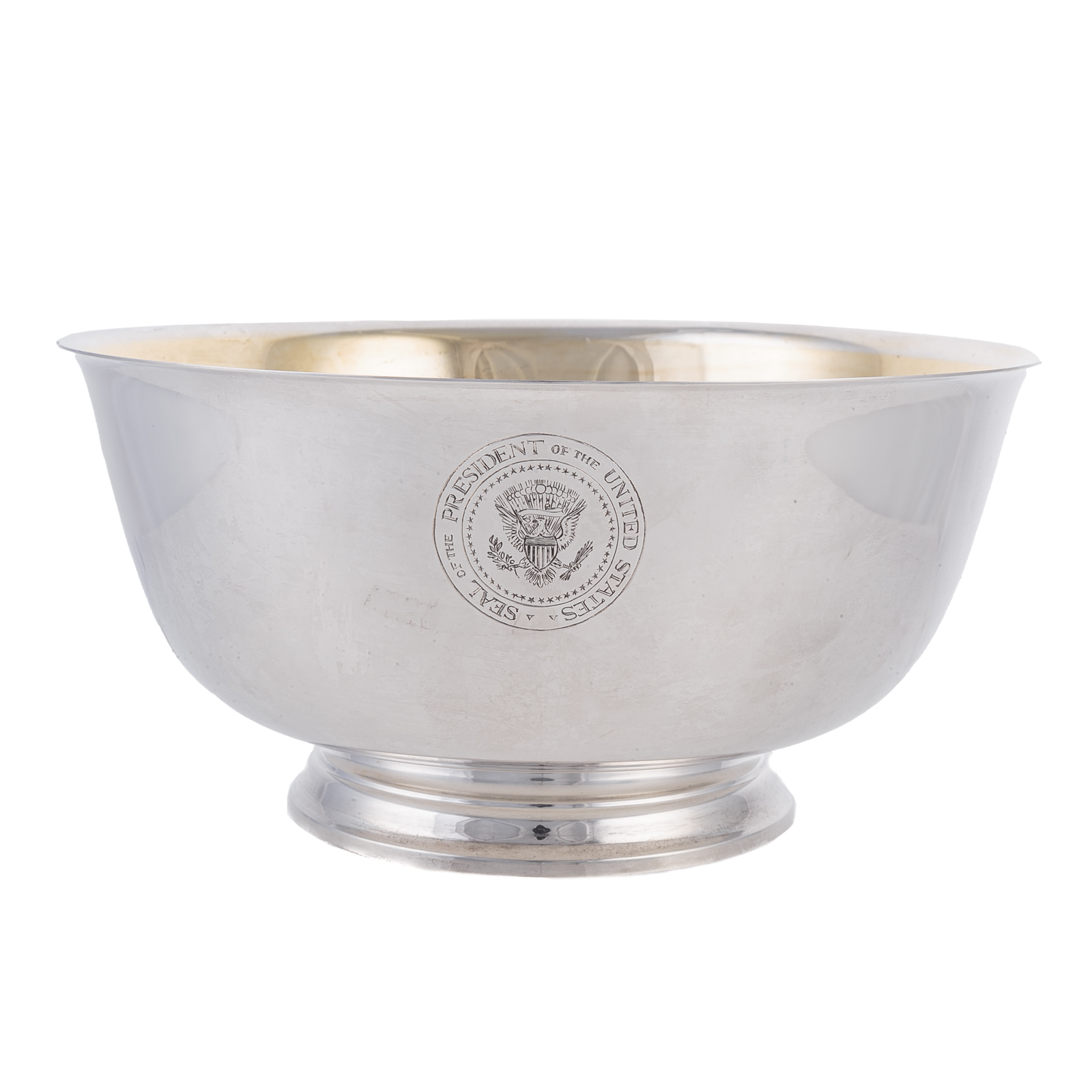 Appraisal: TIFFANY STERLING BOWL OF PRESIDENTIAL SIGNIFICANCE Pattern Revere-style bowl with