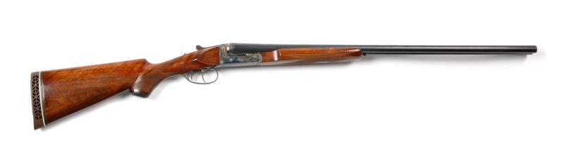 Appraisal: Blumenfeld Spanish SxS Shotgun Serial This is a gauge magnum