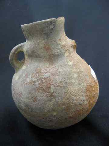 Appraisal: Pre-Columbian Pottery Vessel with handle ''