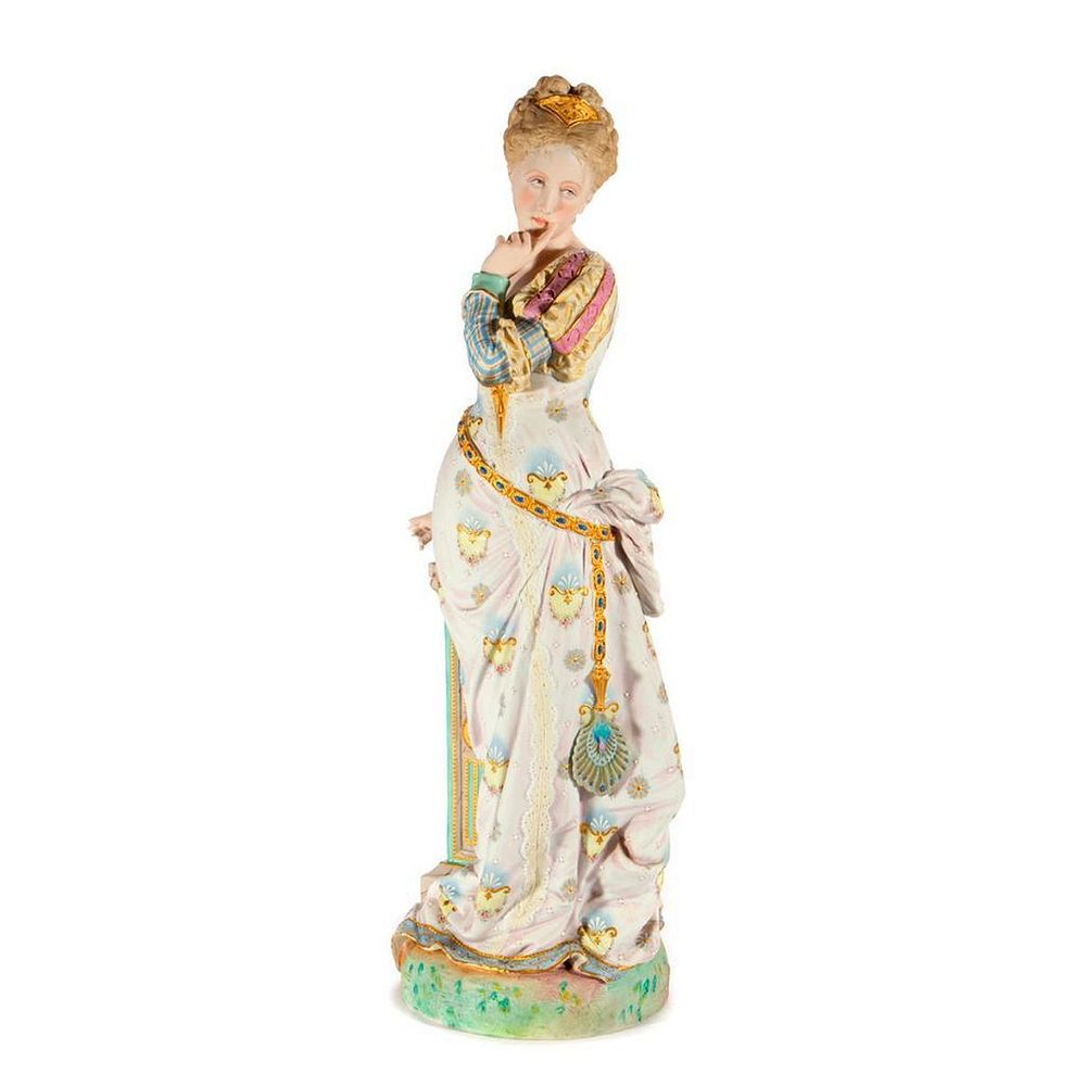 Appraisal: A French Vion and Baury bisque figure of a lady