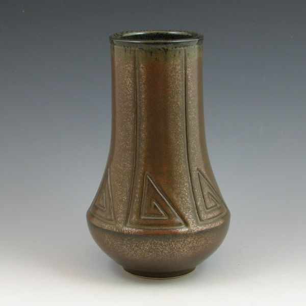 Appraisal: Chris Powell vase from with copper crystalline glaze Marked C