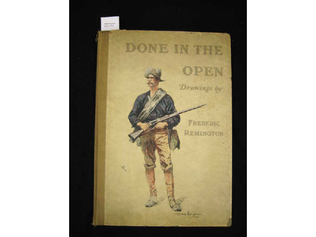 Appraisal: Western Book Done in the Open drawings by Frederic Remington