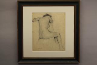 Appraisal: Russian School Signed th C Female Nude Study Russian School