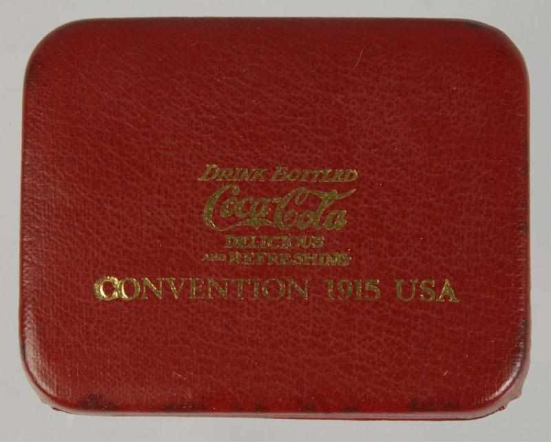 Appraisal: Fantasy Coca-Cola Convention Replica Coin Description Large brass coin depicts