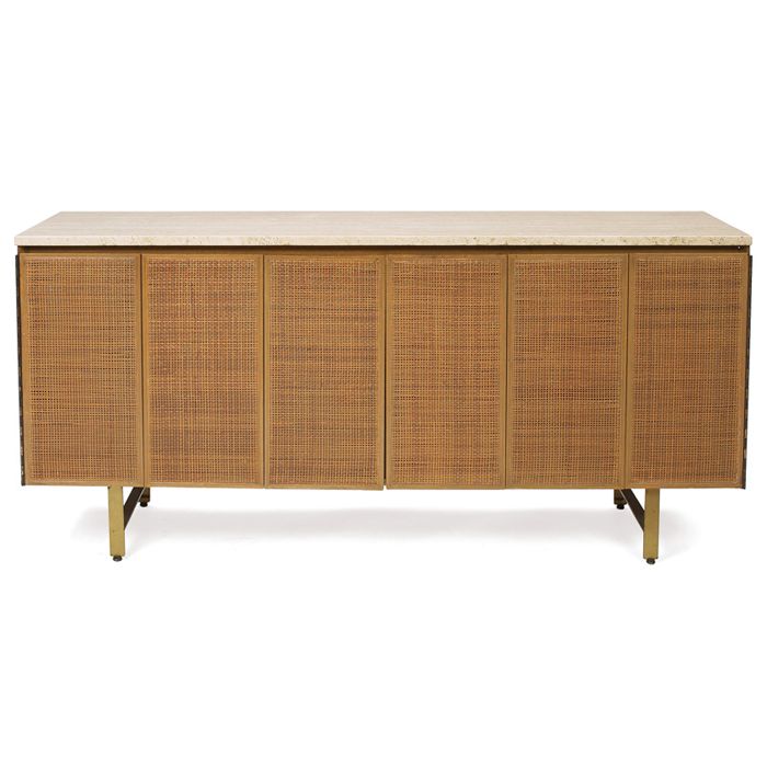 Appraisal: Paul McCobb Irwin Collection sideboard by Calvin bleached mahogany cabinet