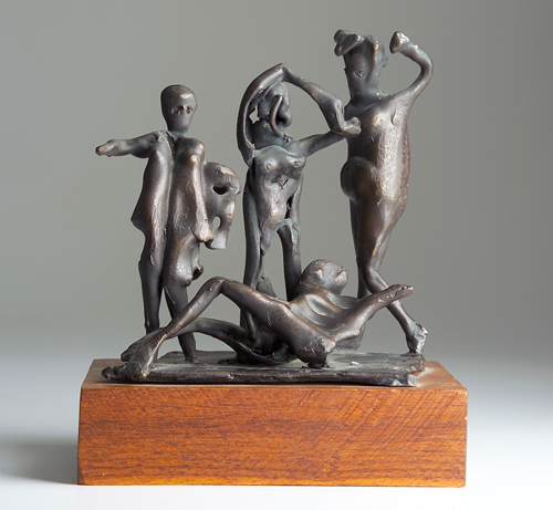 Appraisal: Abbott Lawrence Pattison Untitled bronze - x inches including base