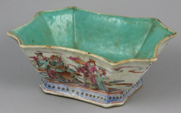 Appraisal: th Century Chinese porcelain footed bowl x signed on base