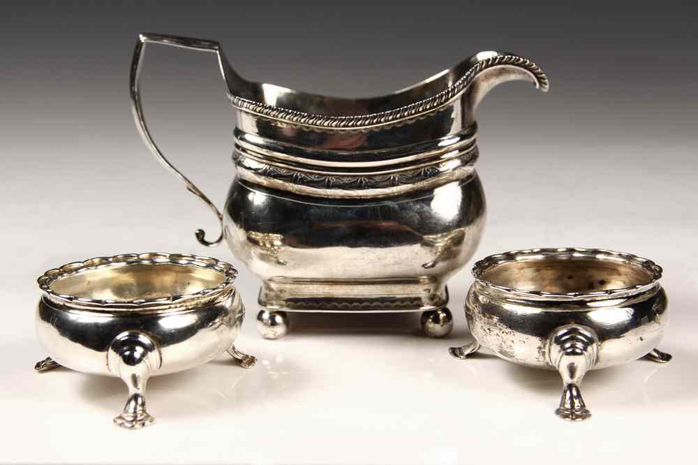 Appraisal: PCS TH ENGLISH STERLING - Including Two Master Salts by